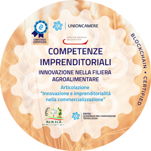Competenze imprenditoriali. Innovazione nella filiera agroalimentare - Articolazione “Innovazione e imprenditorialità nella commercializzazione”